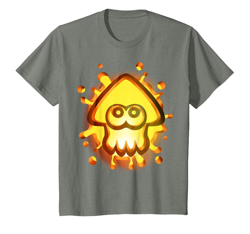 Nintendo Splatoon Inkling Halloween Pumpkin Graphic T-Shirt T-Shirt - Olive Heather