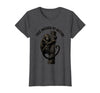 Mademark Tree Hugger By Nature Monkey Design T-Shirt - Women - Dark Heather Grey