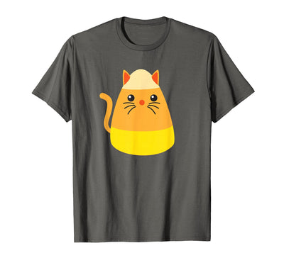 Candy Corn Universe Co. Candy Corn Cat Costume Halloween Kids Cat Candy Corn T-Shirt