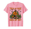 Bigfoot Halloween Costume Party Outfits Trick Or Treat Smell My Feet Bigfoot Halloween Sasquatch T-Shirt - Pink