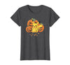 Pokémon Halloween Pikachu Cute Pumpkin Candy Corn T-Shirt - Dark Heather Grey