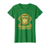 Mademark No Hangover Just Monkey Energy Sober Men T-Shirt - Women - Kelly Green