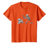 Funny Halloween Dog Lovers Gift Tees Skeleton Dogs Funny Skeleton Chasing Goldendoodle Dog Halloween Dogs Lover T-Shirt -