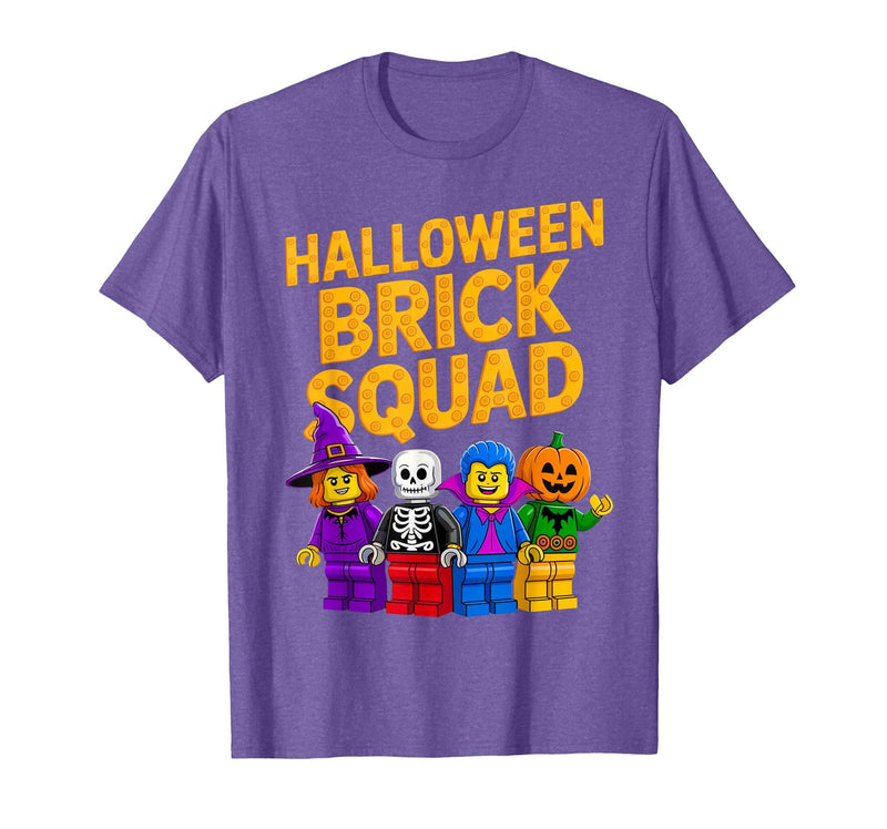 Family Master Builder Birthday Kids Toddler Gifts Halloween Brick Squad Costume Master Builder Blocks Building T-Shirt -