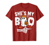 Funny Couples Halloween Matching Couple Outfits He's My Boo Matching Couple Halloween Couples She's My Boo T-Shirt -