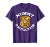 Halloween Mummy Security Costume RTees Halloween Adult Costume Mummy Protection T-Shirt - Purple