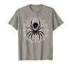 Halloween Shirts For Women Men Kids Boys Girls Halloween Spider with Web Vintage Costume Men Boys Kid Women T-Shirt - Slate