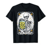 Tarot Card Skeleton Halloween Ades.shirt The Pickles Tarot Card Skeleton Canning Season Gardener T-Shirt - Black