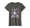 Mademark Fluent In Nonsense Alice in Wonderland Design T-Shirt - Asphalt Grey