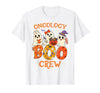Oncology Boo Crew Funny Ghost Halloween Spooky Costume Nurse T-Shirt - White