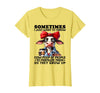 Funny I Just Want To Throw Cow Poop At People Tee Sometimes I Just Want to Throw Cow Poop at People T-Shirt - Lemon Yellow