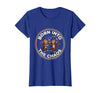 Mademark Born Into The Chaos Circus Monkey Design T-Shirt - Women - Royal Blue