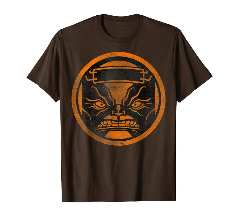 Marvel M.O.D.O.K. Orange Organism Tonal Cut-Out Halloween T-Shirt - Brown