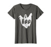 Sign Language Apparel Funny ASL American Sign Language Halloween T-Shirt - Asphalt Grey