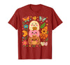 Mexican Spanish Latina Halloween Season Mexican Boo Pan Dulce Spooky Season Halloween Pantasmas T-Shirt - Cranberry Red