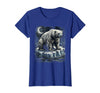 Mademark Polar Bear Lone Ice Floe Drifting Arctic Design T-Shirt - Royal Blue