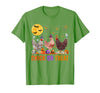 Autumn Pumpkin Chicken Halloween Chicken Farm Fall Halloween Chicken Pumpkin Chick Or Treat Spooky T-Shirt - Grass Green