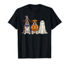 Funny Retro St. Bernard mom Halloween Witch Spooky Ghost Saint Bernard Pumpkin Halloween Dog Lover T-Shirt - Black
