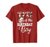 Titi of The Birthday Boy Cow Farm 1St Birthday Boy T-Shirt - Cranberry Red
