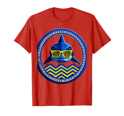 1st Grade Shark Surfing Cool Sunglasses Graphic T-Shirt