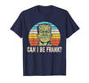 Can I Bee Frank Halloween Halloween Tee Can I be Frank? Funny Horror Frankenstein Tee T-Shirt - Navy Blue