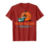 CT Technologist Halloween Gifts Co. CT Tech Technologist Pun Spook-Tacular Halloween T-Shirt - Cranberry Red
