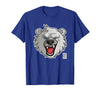 Bobo Bear Bobo Likes to Growl - Polar Bear T-Shirt - Royal Blue