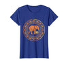 Mademark Elephant Mom and Baby Pregnancy Announcement T-Shirt - Women - Royal Blue