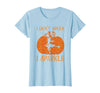 PDUS32 I Don't Spook I Sparkle Funny Halloween I Don't Spook I Sparkle Funny Halloween Girl Witch Pumpkin T-Shirt - Baby Blue