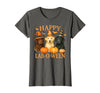Art-Wear Happy Lab-O-Ween Labrador Halloween Dog Lover Design T-Shirt - Asphalt Grey