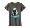 Mademark Polar Bear Lone Ice Floe Arctic Drift Illustration T-Shirt - Asphalt Grey