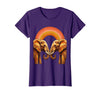 Mademark Be Kind Elephant Gentle Touch Illustration T-Shirt - Women - Purple
