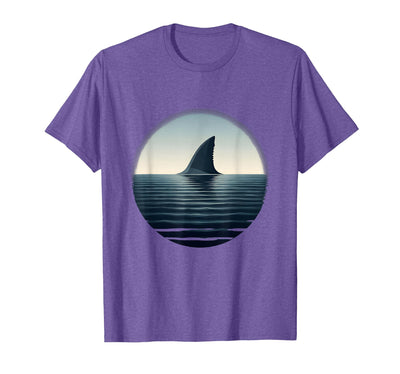 Shark Tail Disappearing Into Dark Water T-Shirt