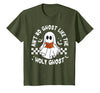 Funny Ain't No Ghost Like The Holy Ghost Christian Halloween T-Shirt - Olive Green