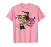 Funny Teacher Witch Tee Shirt There's Room On My Broom for You Too Teacher T-Shirt - Pink