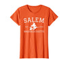 Salem Est 1626 Massachusetts Funny Salem Witch Est 1692 Salem Massachusetts Halloween T-Shirt - Orange