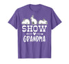 Show Rabbit Grandma T-Shirt in Purple Heather