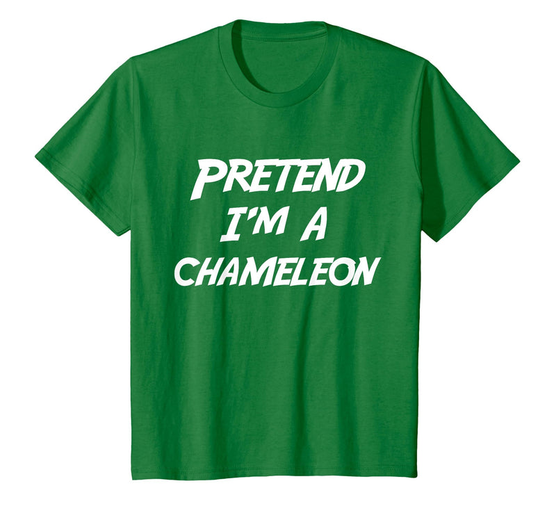 Last Minute Halloween Costume Pretend Tees Pretend I'm A Chameleon Halloween Costume T-Shirt - Kelly Green