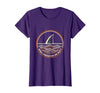 Mademark Apex Predator On Duty Shark Design T-Shirt - Purple