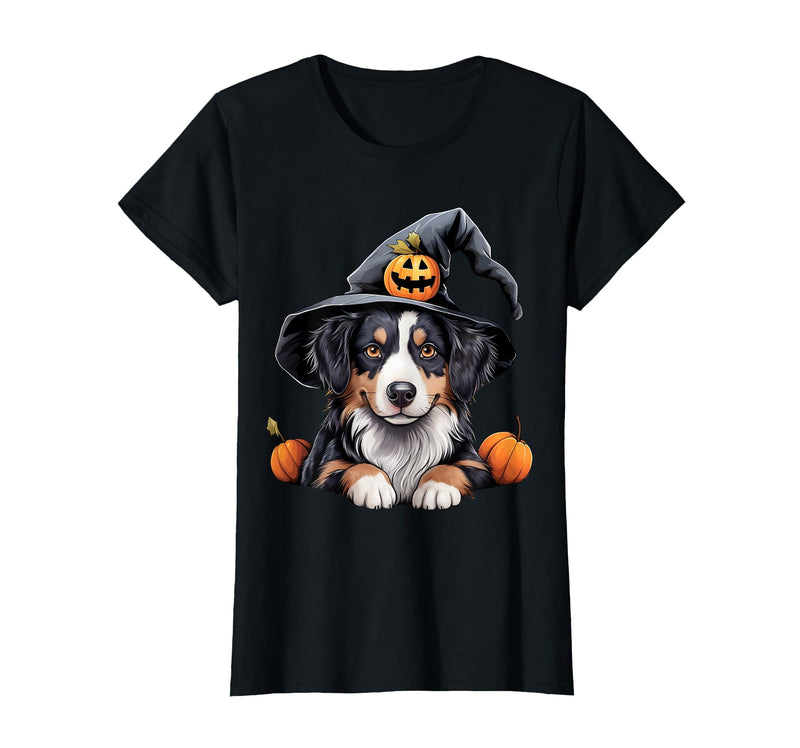 Australian Shepherd Dog Lover Halloween T-Shirts Australian Shepherd Lover - Australian Shepherd Halloween T-Shirt - Black