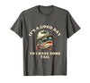 Funny Outdoor Anglers & Fisherman Designs Catch Fish and Laugh Hard with This Fishing Pun T-Shirt - Asphalt Grey