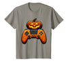 Spooky Halloween Gamers 2023 Halloween Skeleton Zombie Gaming Controllers Mummy Boys Kids T-Shirt - Slate Grey