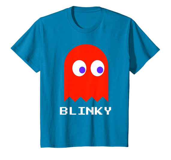 Retro Gaming Nerd Halloween Apparel Retro Gamer Nerd Blinky Halloween Costume T-Shirt - Sapphire Blue