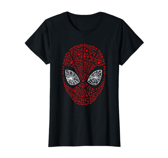 Marvel Spider-Man Classic Halloween Spider Fill Mask T-Shirt - As Pictured