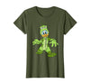 Disney Donald Duck Monster Halloween Costume T-Shirt - Olive Green