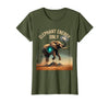 Mademark Elephant Energy Only Bold Graphic Design T-Shirt - Women - Olive Green