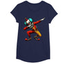 Creepy Halloween Dabbing Dab Dance Dabbing Creepy Clown Scary Halloween Dab Dance T-Shirt - Navy Blue