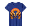 Mademark Be Kind Elephant Gentle Touch Illustration T-Shirt - Women - Royal Blue