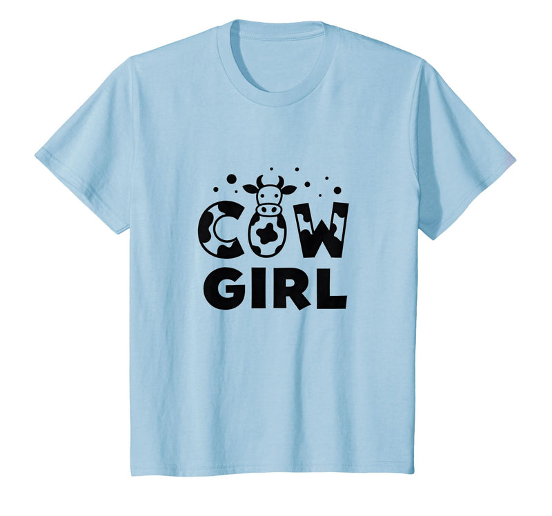 Mademark Cow Girl Moo-tiful Cows For Women Farm Lover Gift T-Shirt - Baby Blue