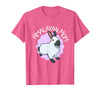 Himalayan Rabbit Mom T-Shirt in Pink Heather